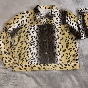 Stylish Leopard Print Blazer(0065)